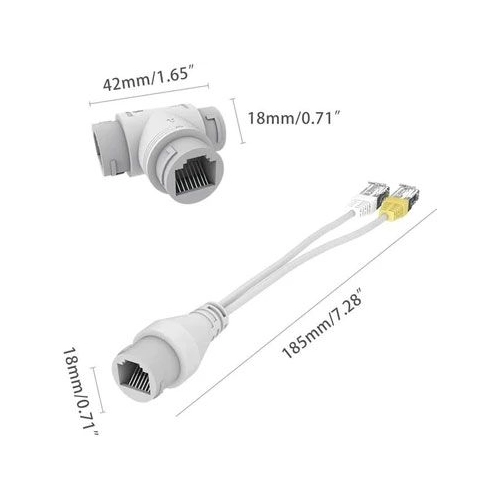APRONX APX-PT14 2IN1 POE SPLITTER KABLO POE AYIRICI