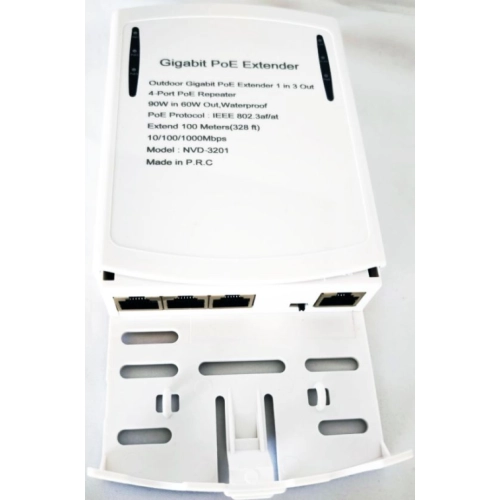APRONX NVD-3201 1 IN 3 GIGABIT OUT POE REPEATER EXTENDER WATERPROOF(POE UZATICI)