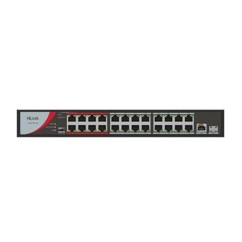 HIKVISION-HILOOK NS-0326P-230(B) 24 X 10/100 POE 1 X 100/1000 UPLINK 1 X FIBER SWITCH