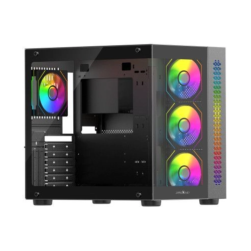 JAMES DONKEY STARK S800 4XARGB TEMPERLI CAM 650W 80+ BRONZE ATX SIYAH GAMING (OYUNCU) KASA