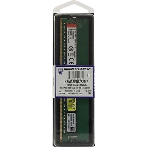 KINGSTON KSM32ED8/16HD 16GB DDR4 3200MHZ ECC BELLEK