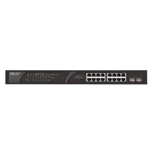 RUIJIE REYEE RG-ES118GS-P 16 PORT POE 10/100/1000 2 X SFP 247W YONETILEMEZ SWITCH