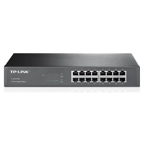TP-LINK SG1016D 16 PORT 10/100/1000 DESKTOP/RACKMOUNT GIGABIT SWITCH